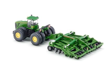 SIKU Farmer - Traktor John Deere 9630 s bránami Amazone Cen