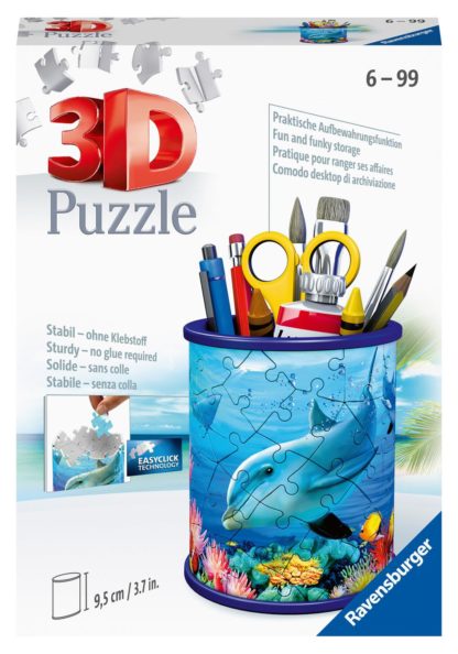 Puzzle 3D Stojan na tužky Podvodní svět 54 dílků