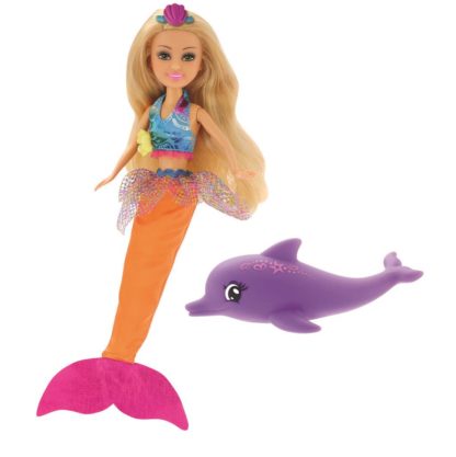 Mořská víla Sparkle Girlz s delfínem