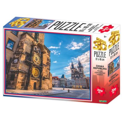 Puzzle 3D Praha Staroměstské náměstí 300 dílků