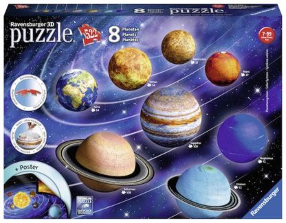 Puzzle 3D Planetární soustava 522 dílků