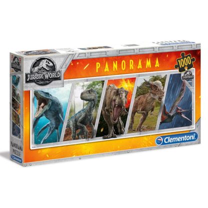 Puzzle Panorama 1000 dílků Jurský svět