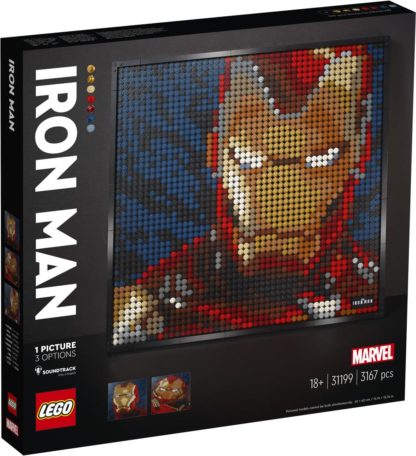 Lego Zebra Iron Man od Marvelu