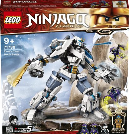 Lego Ninjago Zane a bitva s titánskými roboty