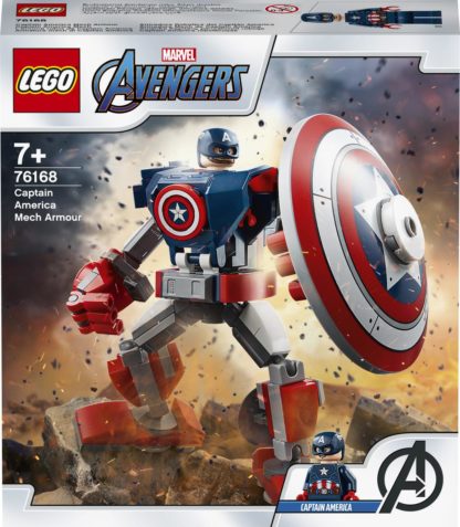 Lego Super Heroes Captain America v obrněném robotu