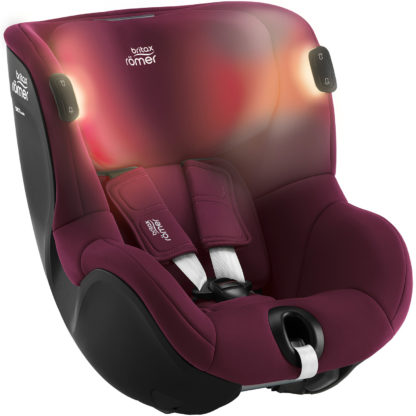 BRITAX-RÖMER Autosedačka Dualfix iSense (9-18 kg) Burgundy Red