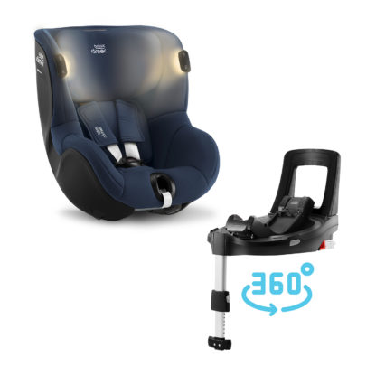 BRITAX-RÖMER Autosedačka Dualfix iSense Bundle Flex iSense Indigo Blue