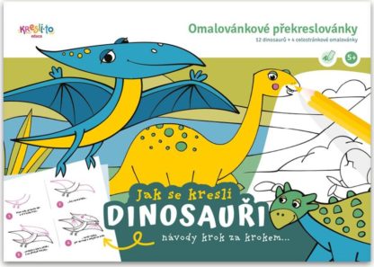 Pracovní sešit Učím se malovat - Dinosauři