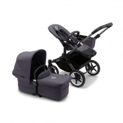 BUGABOO Donkey 5 Kočárek kompletní Mono Graphite/Stormy blue-Stormy blue