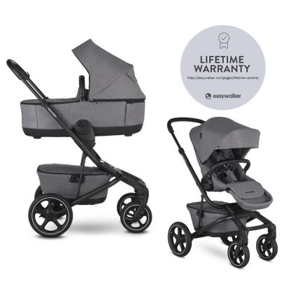 EASYWALKER Kočárek kombinovaný Jimmey 2v1 Iris Grey LITE RWS